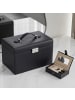SONGMICS Schmuckkasten Bridie in Schwarz - (B)26 x (H)17.4 x (T)18.2 cm