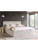 Beliani 2-tlg Doppelbett LILLEBONNE in Beige/Schwarz