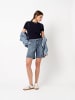 Rosner Jeans-Shorts Mara Worker in light stone - 0002