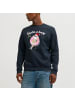 Jack and Jones JJCHRISTMAS Sweat Crew Neck Xmas in Dunkelblau