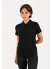 SMILODOX Poloshirt Basic Soreya in Schwarz