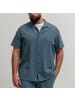 Jack and Jones Hemd Global Waffle Resort Shirt in Blau