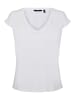 Vero Moda Basic Stretch T-Shirt V-Neck VMFILLI in Weiß-2