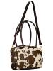 Jost Umhängetasche Furry Cow Bowling Bag M in Brown