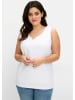sheego Tanktop in ecru