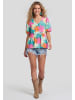 IZIA Women Blouse in Multicolor Blue