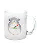 Mr. & Mrs. Panda Tee Tasse Chinchilla Blume ohne Spruch in Transparent