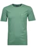 Ragman Softknit T-Shirt Rundhals, mit Brusttasche in Minze