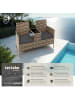 tectake Rattan Gartensitzbank Narbonne