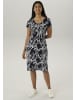 Aniston SELECTED Sommerkleid in marine-weiß