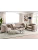 Beliani 3-tlg Sitzgruppe LOEN in Beige/Grau/Schwarz