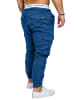 Amaci&Sons Cargo Jogger-Chino LOS ANGELES in Royalblau