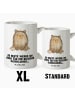 Mr. & Mrs. Panda XL Tasse Bär sitzend mit Spruch in Weiß