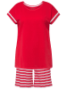 Ulla Popken Pyjama in neon rot