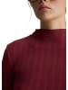 Marc O'Polo DENIM Ripp-Longsleeve slim in Deep Burgundy