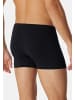 Schiesser Retro Short / Pant Cotton Casual Cotton in Schwarz / dunkelblau