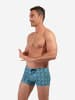 HOM Badeshorts Swim Shorts Camaiore in blue print
