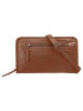 WouWou Abendtasche echt Leder in cognac