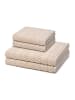 Ross 2 X Handtuch 2 X Duschtuch im Set Sensual Skin Zopf in Natur