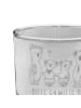 Mr. & Mrs. Panda Trinkglas Koala Familie zwei mit Spruch in Transparent