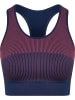 Hummel Sportshirt "Yoga Seamless W Crop Top" in Blau