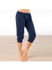 Erwin Müller Sweat Caprihose in marine