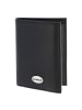oxmox Leather Geldbörse RFID Schutz Leder 12.5 cm black