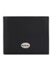 oxmox Leather Geldbörse RFID Schutz Leder 12 cm black