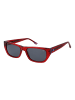 New Balance Männer Sonnenbrille Rechtwinklig Rot