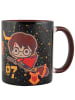 United Labels Harry Potter Tasse - Quidditch Hogwarts  320 ml in schwarz