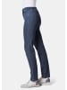 GOLDNER Kurzgröße:  Damen Jeans Slim Fit LOUISA, Stretch in dunkelblau