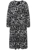 Ulla Popken Midikleid in schwarz