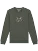 wat? Apparel Sweatshirt Doodle Bike in Khaki