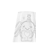 Mr. & Mrs. Panda Gravur Glas Spinne Agathe Brief ohne Spruch in Transparent