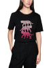 MARC CAIN T-Shirt mit Aufdruck Rethink Together in Schwarz