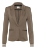 Kaffe Blazer Kinnie Regular fit in Major Brown/Chalk Stripe