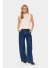 SAINT TROPEZ Bluse ärmellos AileenSZ Gerade Passform in Fog