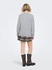 ONLY Strickpullover in Light Grey Melange