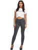 Tazzio Jeans "F107" - Skinny Fit - in Anthrazit