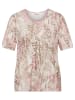 GOLDNER Druckshirt Bequemes Druckshirt im Mustermix in rosé / natur