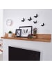 KADIMA DESIGN Wandregal MUMBAI Massiv-Holz Holzregal 60 cm Landhaus-Stil in Akazie
