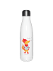 Mr. & Mrs. Panda Trinkflasche Edelstahl Fuchs Sänger ohne Spruch in Weiß