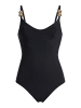 Wolford Badeanzug One Piece in Schwarz