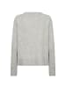 soyaconcept SC-ORLEAN 15 V-Ausschnitt-Pullover in Lt Grey Melange