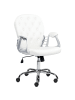 Beliani Bürostuhl  in Weiß/Schwarz/Silber - (W) 60 x (H) 98 x (L) 60 cm