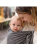 Hoppediz Babytragetuch Ring-Sling in Popeline Denim schwarz