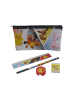 Pokémon Federmäppchen 5-teilig mit Lineal Bleistift Radiergummi Spitzer