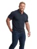 Men Plus Poloshirt in navy blau