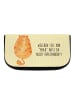 Mr. & Mrs. Panda Make-Up Tasche Katze Mittelfinger mit Spruch in Gelb Pastell