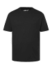 Men Plus Kurzarm T-Shirt in schwarz